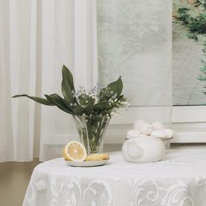 Тюль вуаль бела, шампань, беж на кухню