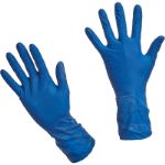 Перчатки HIGH-RISK хозяйственные латексные синие в пачке 25 пар (размеры S, M, L, XL)