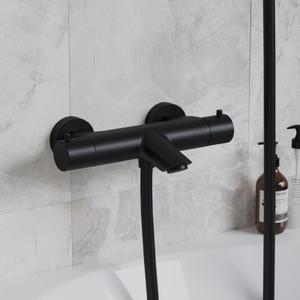 Термостатические смесители PAINI в цветах: черный брашированный PVD, брашированный никель PVD, брашированное золото PVD, хром