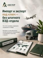 Импорт и экспорт под ключ — без штатного ВЭД-отдела