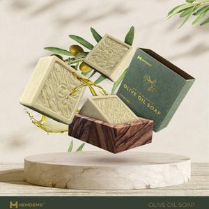 Натуральное мыло с оливковым маслом (и с экстрактом листьев оливы). 125 гр