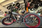 Custom Venom Red 750 w Electric Vintage eBike 26x4 Fat tire electric bike REVI|FATT|BLACK48V1|0860