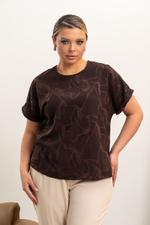 Блузка BL-24-9 коричневый Took A Look Блузка BL-24-9 коричневый