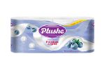 Туалетная бумага Plushe Premium Aroma Frosted Blueberry, 8 рулонов, 3 слоя, арома, белый 73149