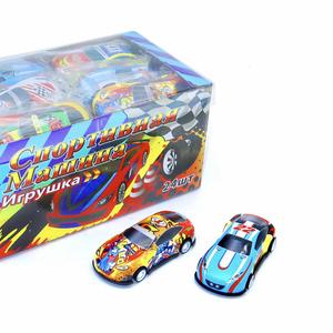 Игрушка без конфет "Спортивная машина" (инерционная)
