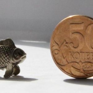 Золотая рыбка . латунь, вес 3 г