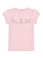 Детская трикотажная футболка с коротким рукавом для девочек JG122-J102-913