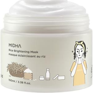 Маска для лица Сияние кожи MIDHA Rice Brightening Mask (Wash off) 100 ml