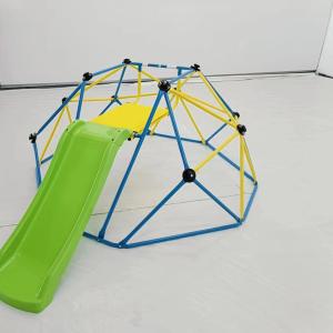 Детский скалодром 6 футов1.    Цвет: синий и желтый
2.    Общий размер: L 236x W 178x H90cm
3.    Материал: оцинкованная труба（Ø22x1.0）+порошковое покрытие, ручки для лазания：полимер, черный.
4.   Спецификации:
Оцинкованная трубка Ø22x1.0, средняя, 24шт, порошковое покрытие, желтый
Оцинкованная трубка Ø22x1.0, короткая, 20шт, порошковое покрытие, синий
Оцинкованная трубка eØ22x1.0, длинная, 5шт, порошковое покрытие, синий 5. Силд: L 120 x W 36.5cm Цвет: зеленый 6. Платформа: PP, 68x38cm x1pc
7.    Комплект принадлежностей x1
8.    Инструменты: гаечный ключ
9.    Перчатки для рук x2
Возраст 3+
Максимальный вес пользователя: 75 кг Вес нескольких пользователей: 226 кг.