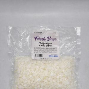 Лук нарезаный жёлтый 500г.