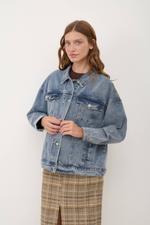 Джинсовая куртка VOSQ SS24-KUZ3010 59J