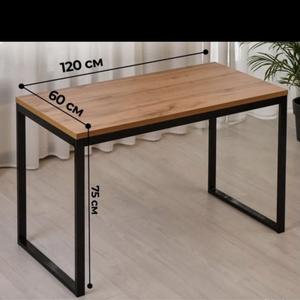 Стол лофт, 120*60*75 каркас разборной, цвет столешницы обговаривается