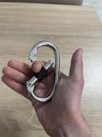 Карабин кбу серебристый