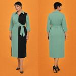 Роскошное двухцветное платье Luxe