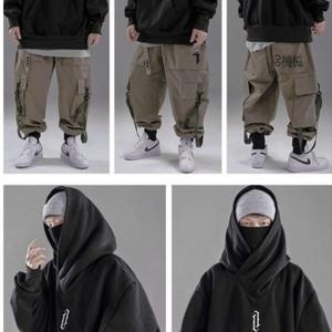 Хит продаж худи нинзя в черном цвете, материал 3х нитка с изнанки флис, очень теплая и при этом нет пуха на одежде и на теле!