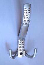 Крючок 3-х рожковый "модерн" (сталь сатин) Усиленный. Поштучно. 557567586007