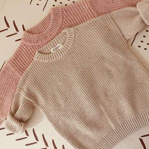 flat knit sweater