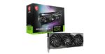 MSI GeForce RTX 4090 GAMING X SLIM Graphics Card, 24GB GDDR6X 384-bit Memory, 2595 MHz Boost Clock, 21Gbps Memory Speed, 16384 CUDA Cores, PCI E Gen 4, DP v1.4a x2 / HDMI 2.1a x2 130664