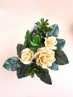 Букет из свечей Белые розы Б01