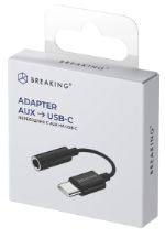 Адаптер Breaking AUX 3.5мм — USB-C (Черный) 24560