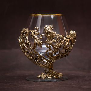 «Борокко»
Художественное литьё из латуни
Основа: барное стекло 
Объем: 0,33л