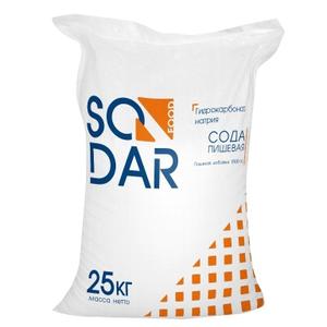 Сода пищевая (бикарбонат натрия) Иран 25 кг в п/п