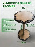 Резная подставка под цветы из дерева ПЦТД