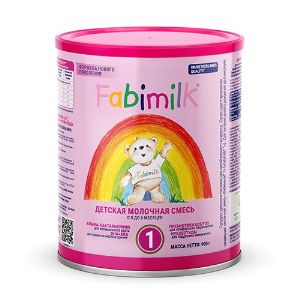 Fabimilk 1 - начальная адаптированная детская молочная смесь премиум-класса, обеспечит достаточное количество калорий, белков, жиров, углеводов, витаминов и минеральных веществ, необходимых для роста и развития здорового ребенка, может использоваться в качестве основного питания для детей с рождения и до 6 месяцев. Детские молочные смеси Fabimilk 1 обогащены специальными жирными кислотами Омега-3 и Омега -6 для развития мозга и зрения, альфа-лактальбумином – важным белком грудного молока для оптимального роста, уменьшения частоты запоров и срыгиваний, пребиотиками для роста полезной микрофлоры, нормального пищеварения и формирования мягкого стула и нуклеотидами для становления иммунитета, здорового роста и развития ребенка. Biofoodnutrition Ltd, Великобритания.
Biofoodnutrition Ltd. (Биофуднутришн Лтд.) – производитель детских молочных смесей и питания для малышей. Продукция зарегистрирована под международными торговыми марками Fabimilk TM, OptiMumTM и другими, которые производятся в Голландии и широко представлены на международных рынках.