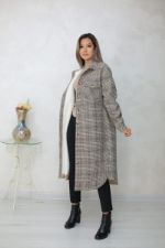 Пальто рубашка 7/8 длина AM0601