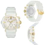 Versace Прозрачные Часы Хронограф с Золотыми Акцентами