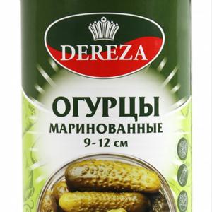 Огурцы маринованные, целые. Масса нетто/сухой вес, гр: 4250/2120