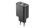 СЗУ Olmio USBx2, 2.4A, +Type-C кабель, Smart IC, black 043368