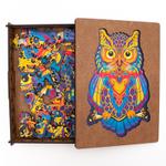 Фигурный пазл ''Сова'' в подарочной коробочке