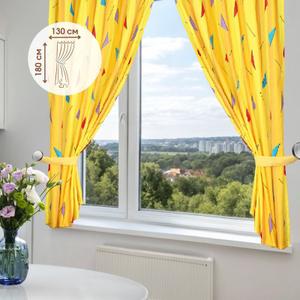 Создайте уютную атмосферу на вашей кухне с помощью этих очаровательных штор от ГАЛАНТ! Этот комплект из двух штор, выполненных из прочного и практичного репса, станет прекрасным дополнением к любому интерьеру. Шторы на петлях в стиле кантри добавит яркости и тепла в вашу кухню, комнату. Шторы общую длину 300 см с удобными петлями легко крепятся . Высота штор 180 см. Два подхвата в комплекте, которые помогут вам регулировать уровень освещения. Материал штор износостойкий, быстросохнущий и устойчив к когтям домашних животных, комнату что делает их идеальным выбором для кухни