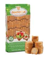 Мини тосты DIATOSTA пшеничные цельнозерновые (120 г, мягкая упаковка) 5601560113077