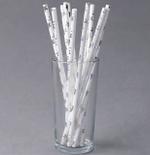 RA-756 Трубочки бумажные 25 шт. в упаковке, разные расцветки RA-756