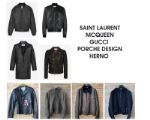 Мужские кожаные куртки SAINT LAURENT, MCQUEEN, GUCCI, PORCHE DESIGN, HERNO.