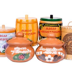 Масло в бочонках