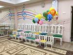 Детский стул для музыкального зала детского сада Русэкомебель Скрипичный ключ Стмузд- 2