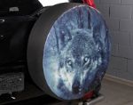 Чехол запасного колеса Волк R15 диаметр 67см SKYWAY экокожа/полиэстер ПК Эверест
