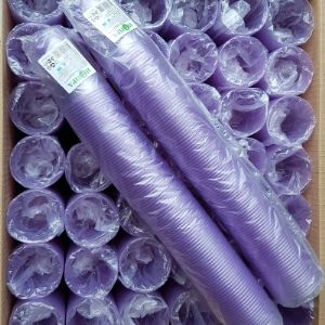 Одноразовые пластиковые стаканы для горячих и холодных напитков Напра.рф фиолетовый стакан 200 мл