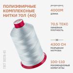 Полиэфирные комплексные нитки Красная нить 70Л (40) 4000м