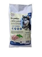 Полнорационный корм для собак Важный хвост Индейка с белой рыбкой