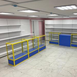 Алюминиевые витрины и металлические стеллажи