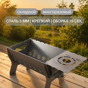 Мангал разборный 3мм