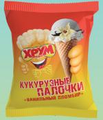 Кукурузные палочки Ванильный пломбир Хрум Хрустыч 80гр 4650017460012
