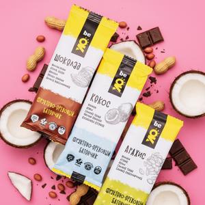 Фруктово-ореховые батончики BeOK ТМ BIO Elite. Без сахара, ГМО и консервантов. Только натуральные ингредиенты. 6 видов. Формируем боксы по 30шт, можем по запросу заказчика, учитывая вкусовые предпочтения