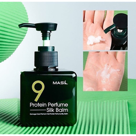 Masil Протеиновый несмываемый бальзам 9 Protein Perfume Silk Balm, 180мл / 9 Protein Perfume Silk Balm