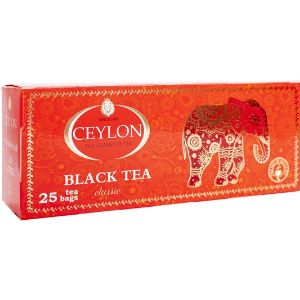 Чай черный байховый Цейлон CEYLON &#34;Классический&#34; с/я 1,5г*25п к/к  1/24