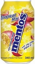 Негазированный напиток Mentos Tropical Mix (Тропический Микс) 340мл (24)